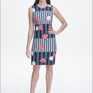 NWT Tommy Hilfiger floral print scuba dress size 4